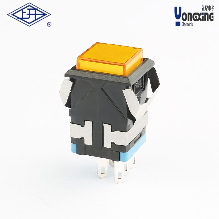 KD2 單刀自鎖帶燈面發(fā)光按鈕 