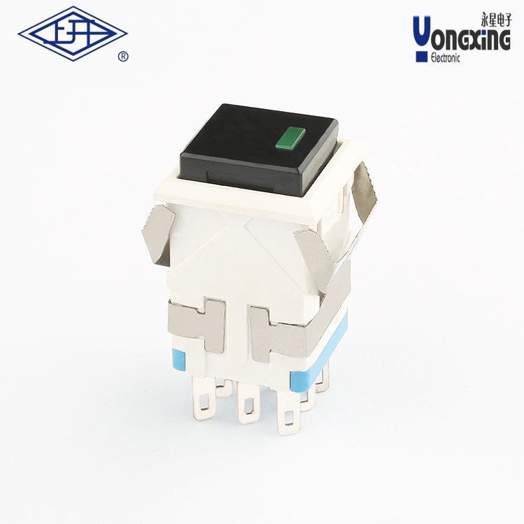 KD2點發(fā)光雙極12V按鈕開關