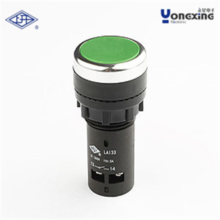 LA133-J系列綠色瞬動(dòng)按鈕開關(guān)