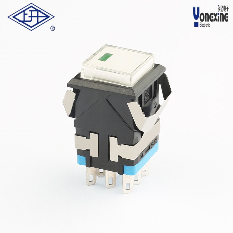 KD2點(diǎn)發(fā)光雙極8腳按鈕開關(guān)