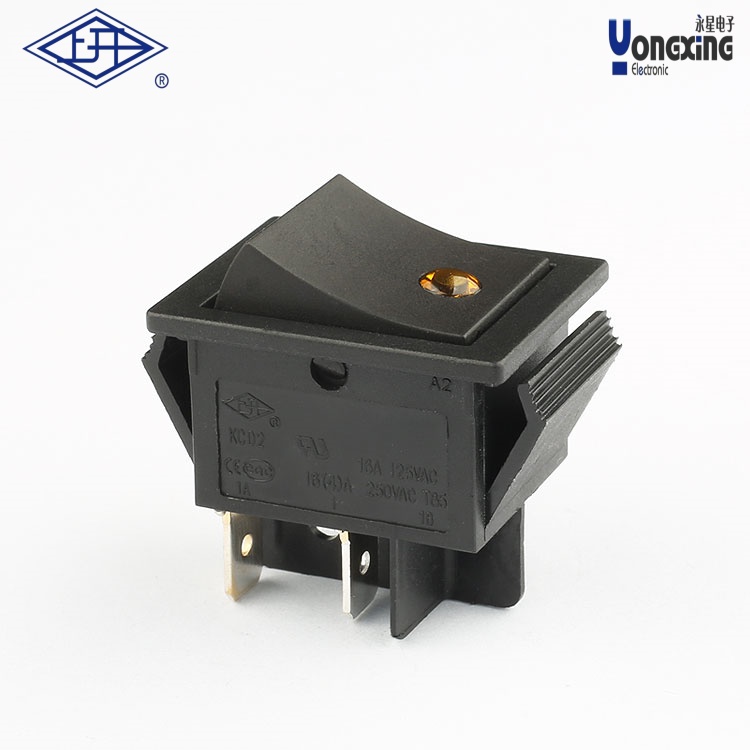 KCD2四腳點發(fā)光船型開關(guān)