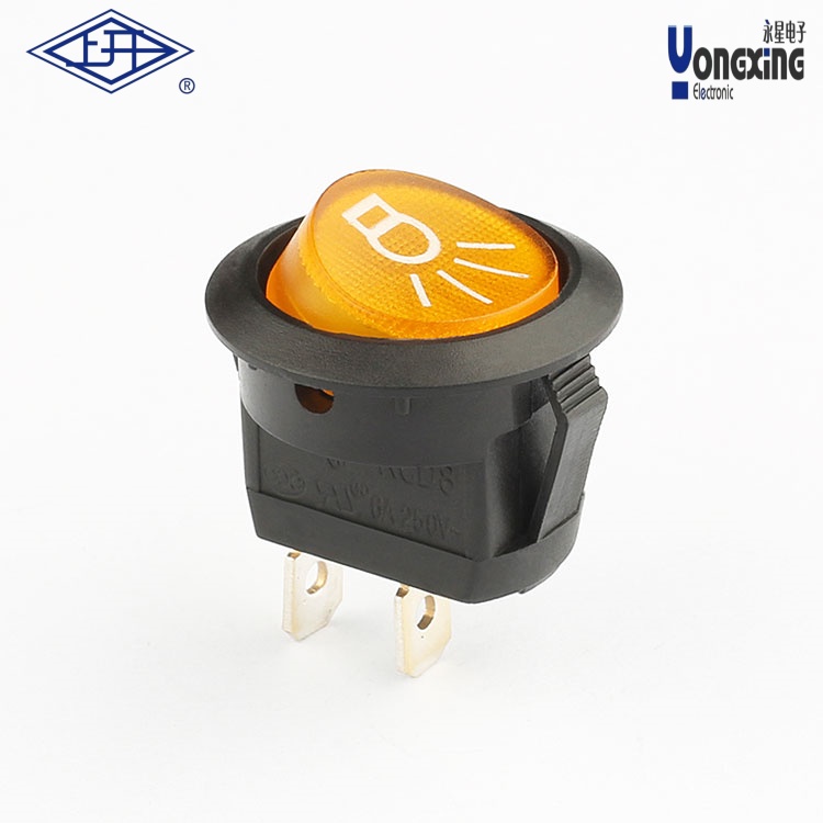 KCD8單極單擲黃色船型開關(guān)