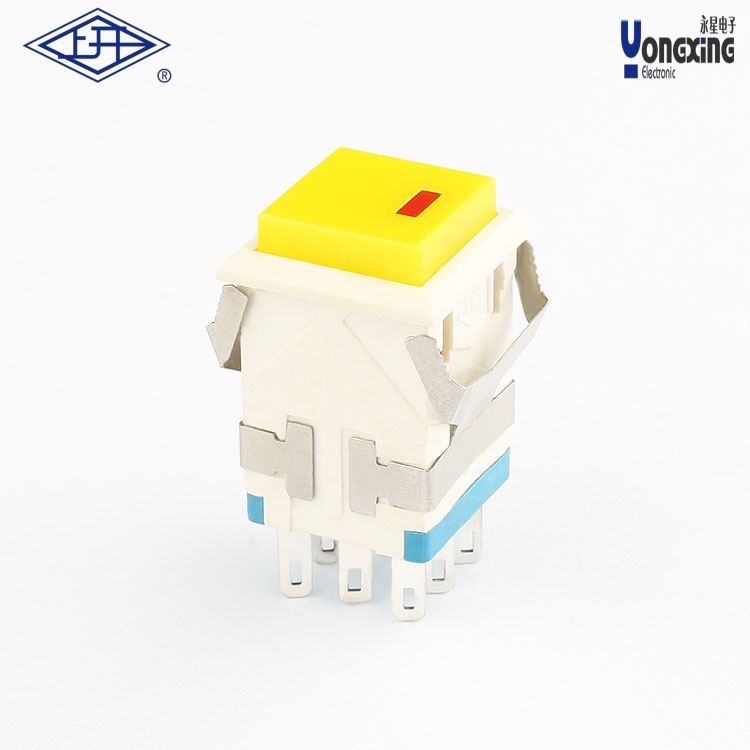 KD2點發(fā)光雙極紅燈按鈕開關