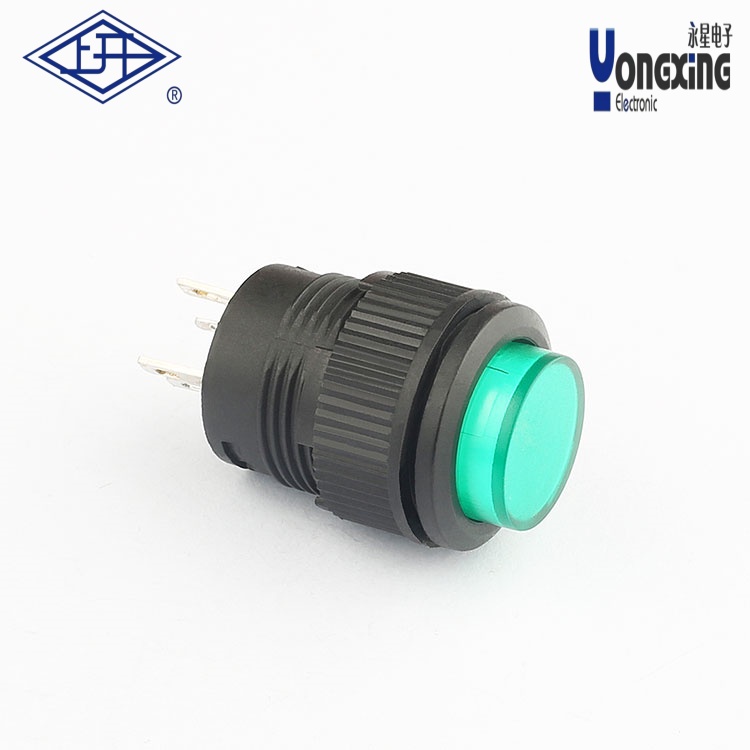 FD16單極自鎖帶燈按鈕FD16-111L12-G