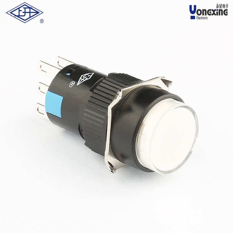 AD16雙極自鎖圓形按鈕