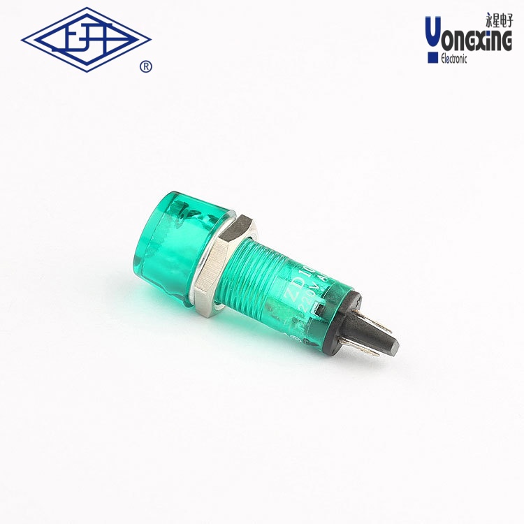 ZD10圓頭綠色指示燈