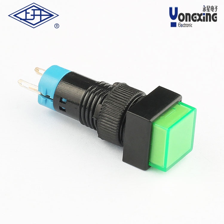 AD(φ10mm)方形綠色按鈕指示燈