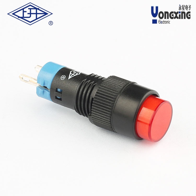 AD(φ10mm)圓形紅色按鈕指示燈
