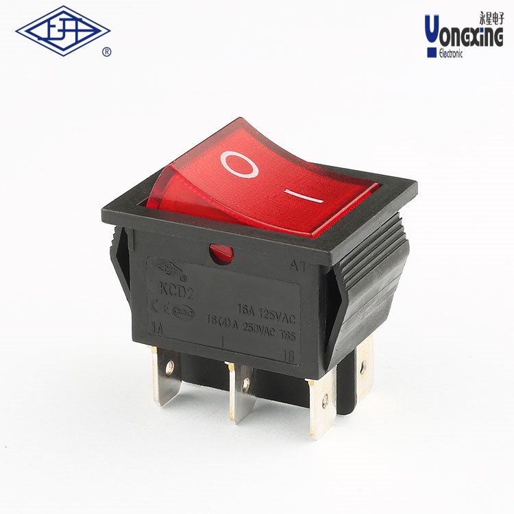  KCD2六角紅色船型開關(guān)