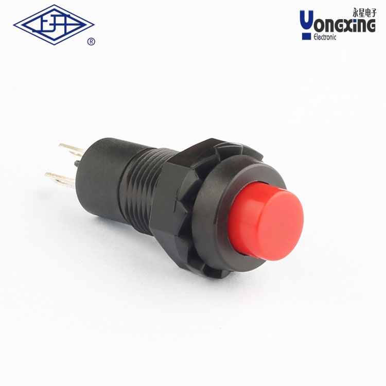 KA1A無(wú)鎖紅色按鈕開(kāi)關(guān)