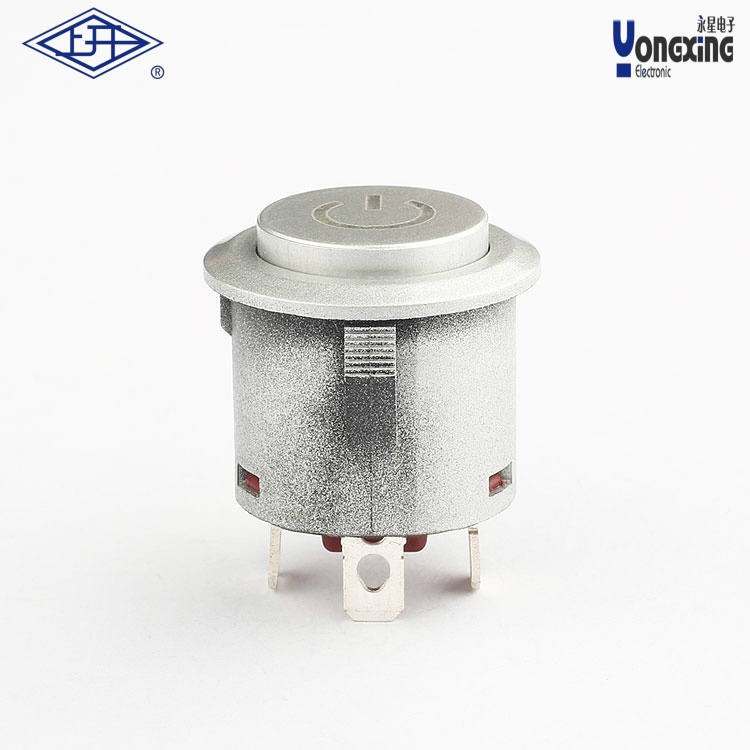 KA22表面噴銀漆按鈕開關(guān)