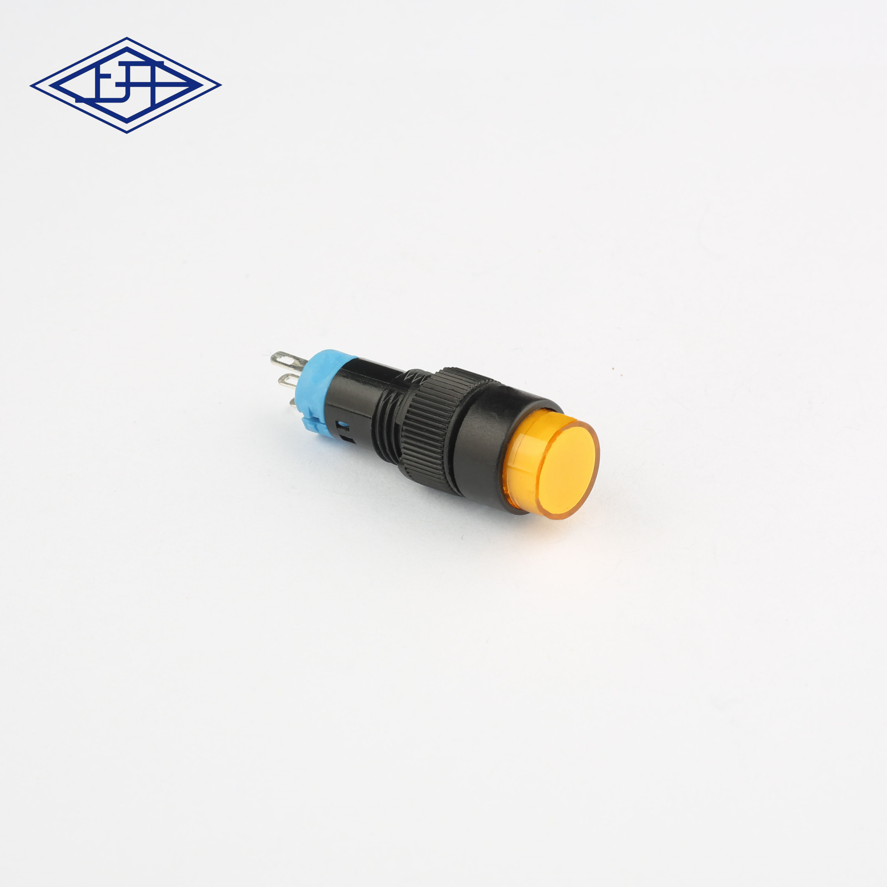 AD10圓形自鎖黃色按鈕